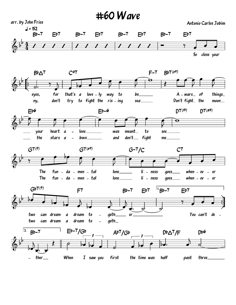 Wave Wave Piano scores gallery preview page 1