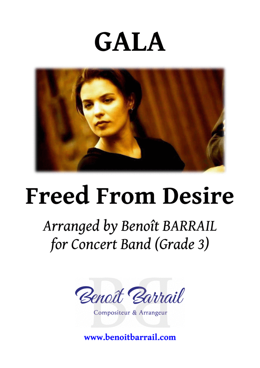 Freed From Desire Concert Band scores gallery preview page 1