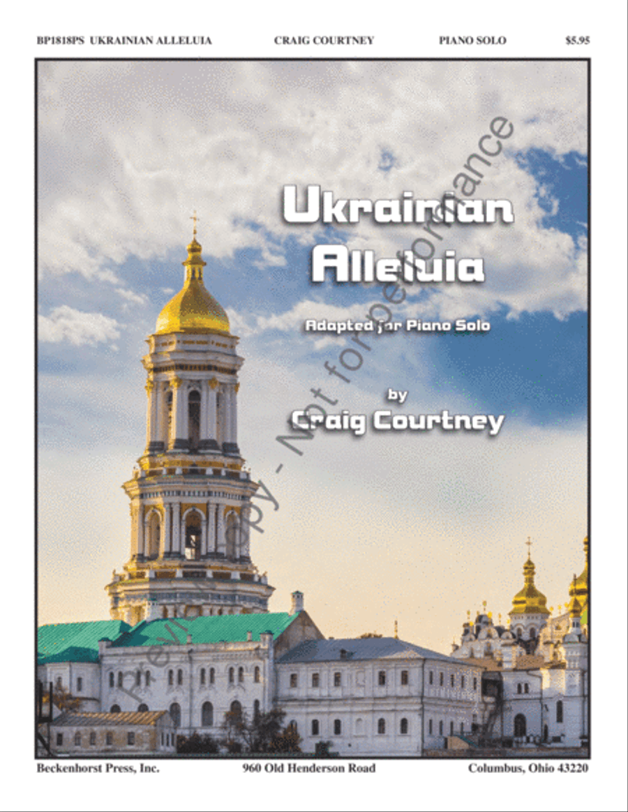 Ukrainian Alleluia - Piano Solo Piano Solo scores gallery preview page 2