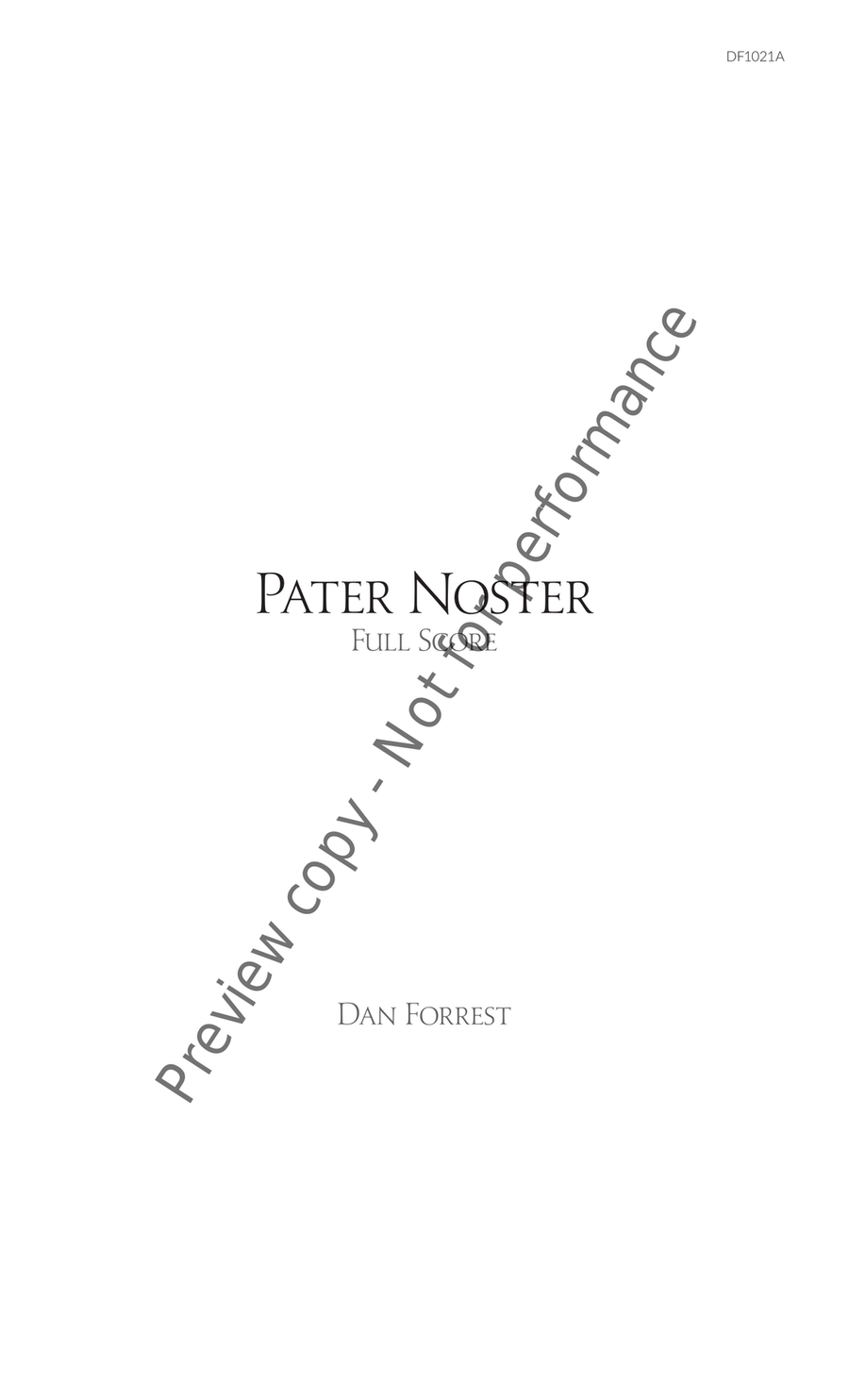 Pater Noster - orchestra and organ Orchestra scores gallery preview page 2