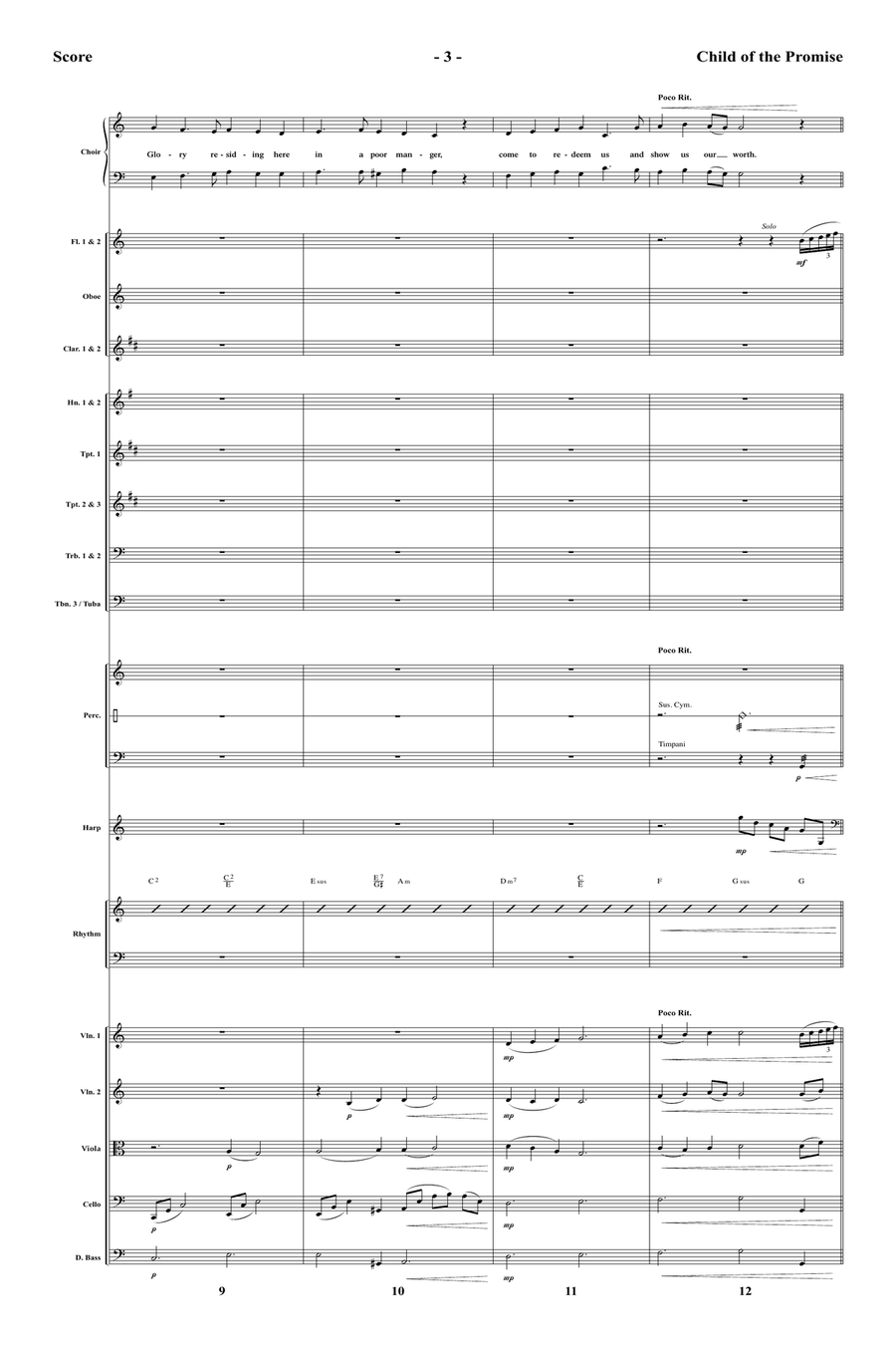 Child of the Promise - Orchestral Score and Parts Conductor Score scores gallery preview page 5