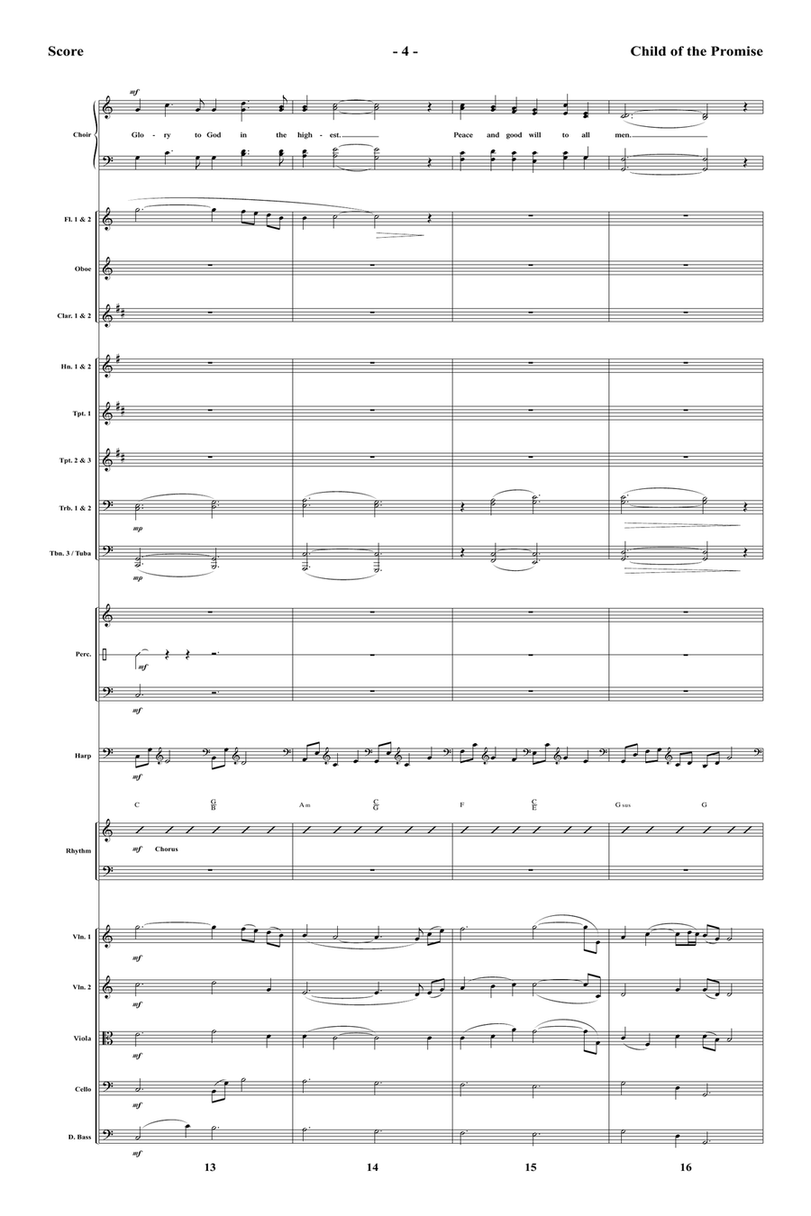 Child of the Promise - Orchestral Score and Parts Conductor Score scores gallery preview page 6