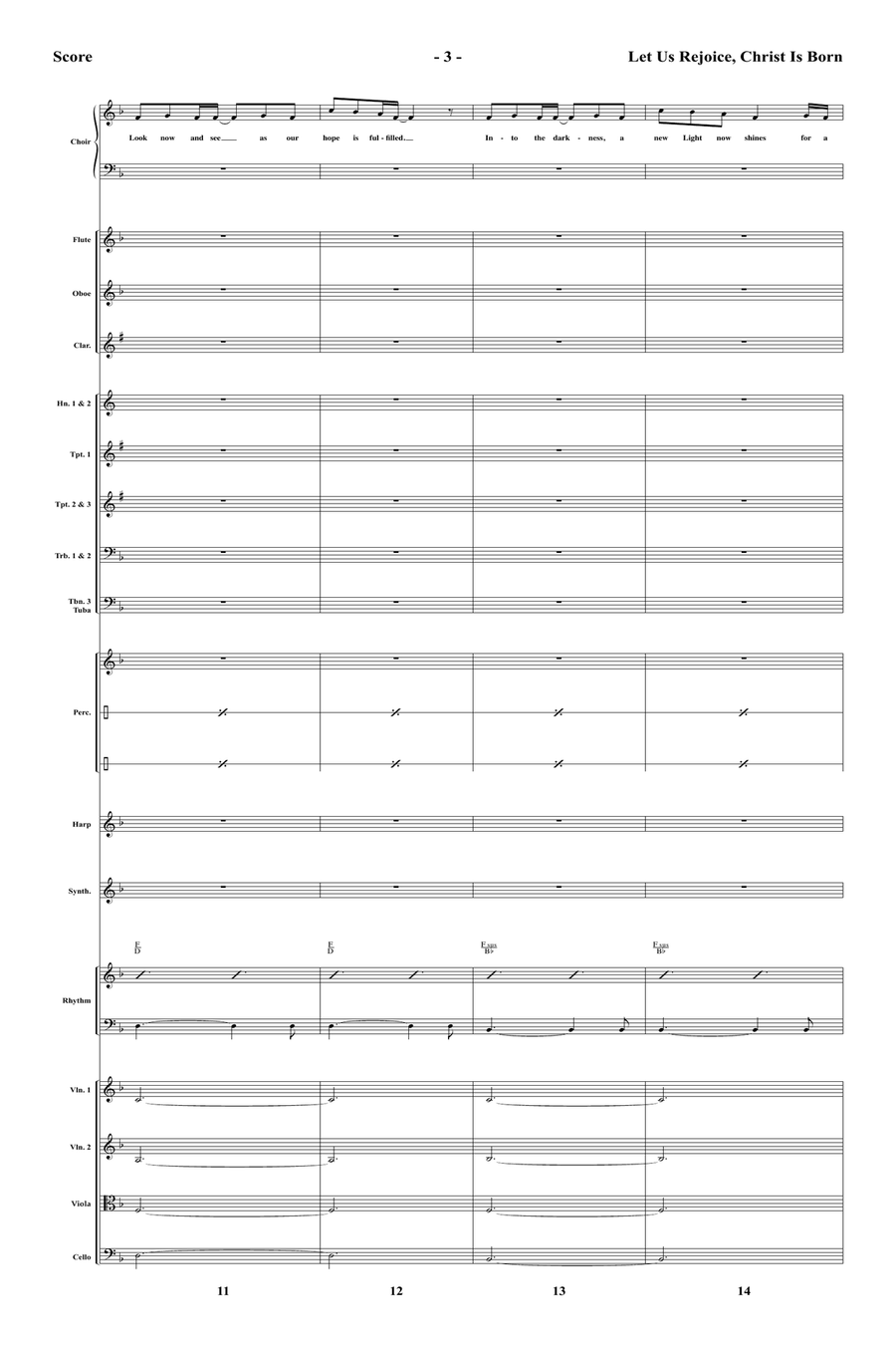 Let Us Rejoice, Christ is Born! - Orchestral Score and Parts Full Orchestra scores gallery preview page 5