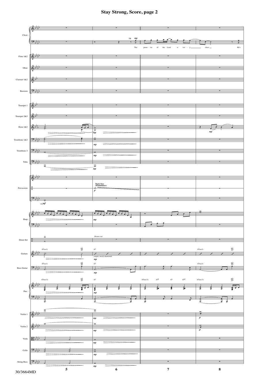 Stay Strong - Orchestral Score and Parts Full Orchestra scores gallery preview page 4