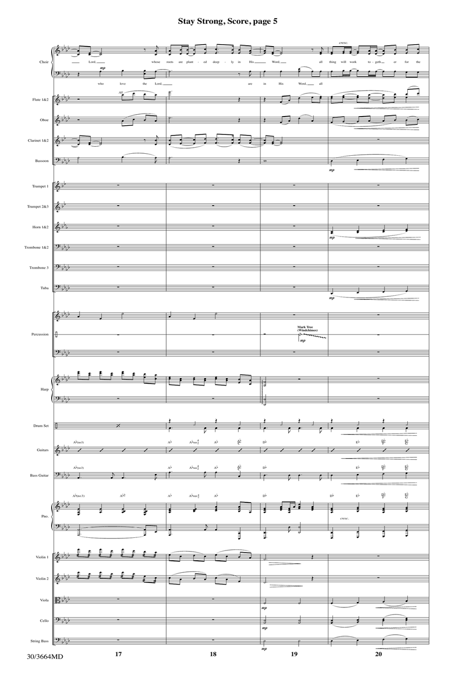 Stay Strong - Orchestral Score and Parts Full Orchestra scores gallery preview page 7