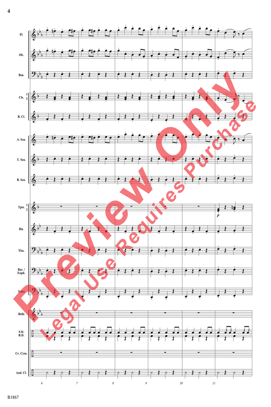 Radetzky March Radetzky March Concert Band scores gallery preview page 4