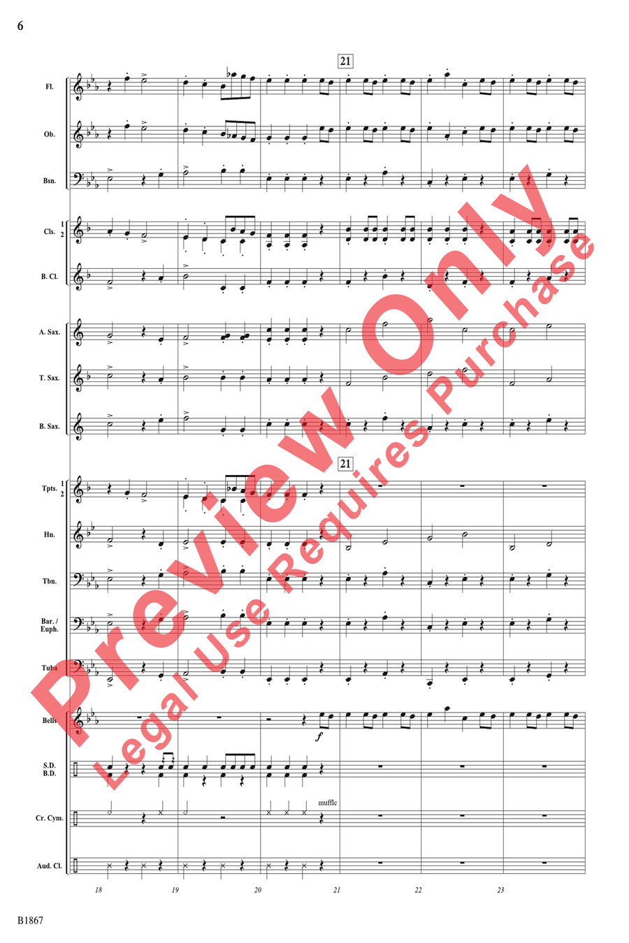 Radetzky March Radetzky March Concert Band scores gallery preview page 6