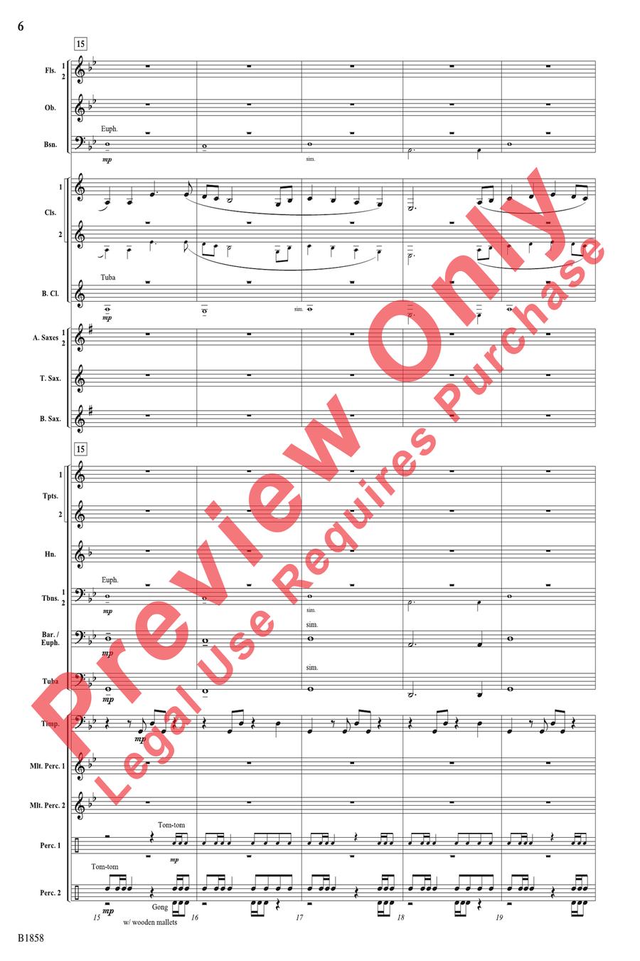 Silversides Silversides Concert Band scores gallery preview page 6
