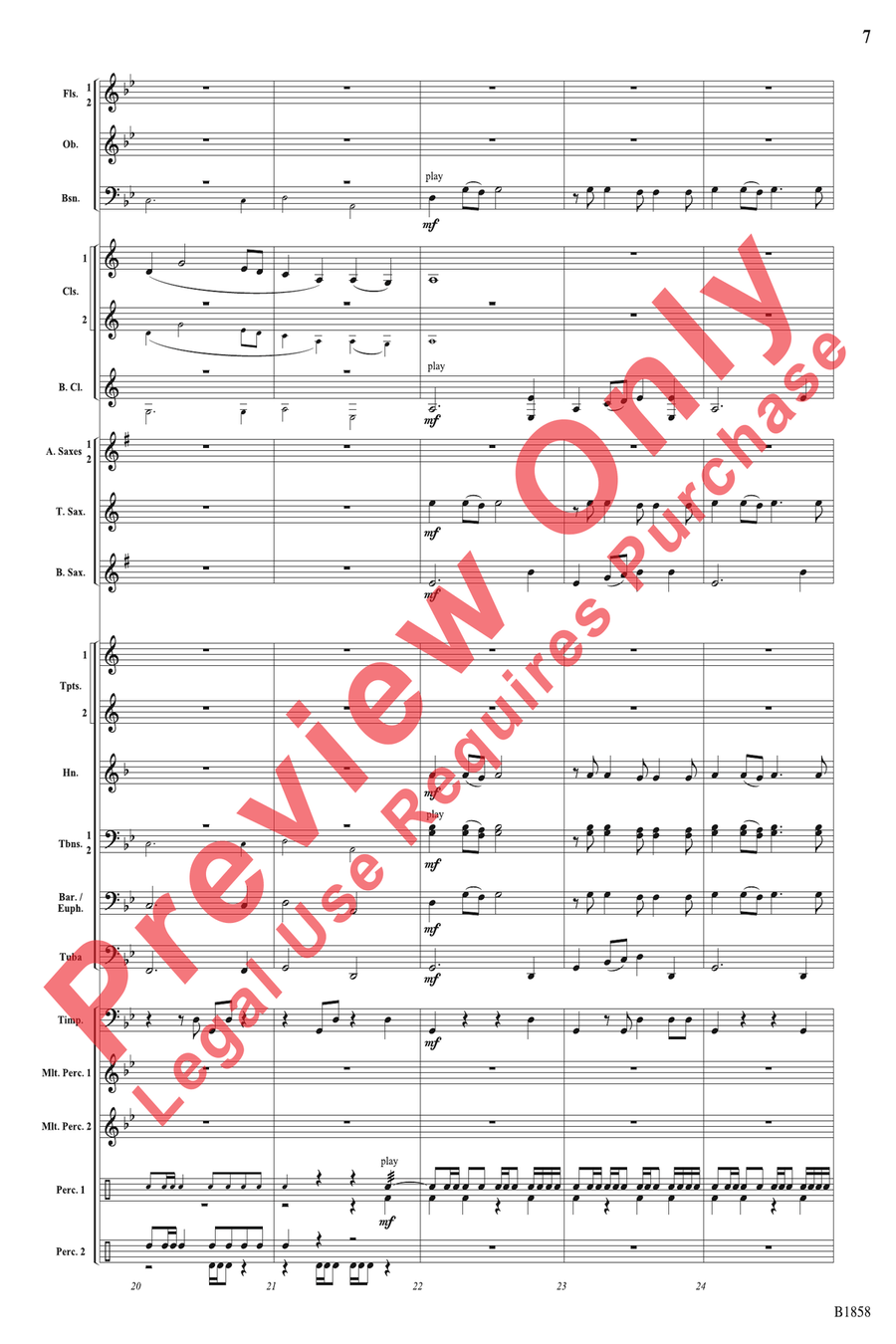 Silversides Silversides Concert Band scores gallery preview page 7