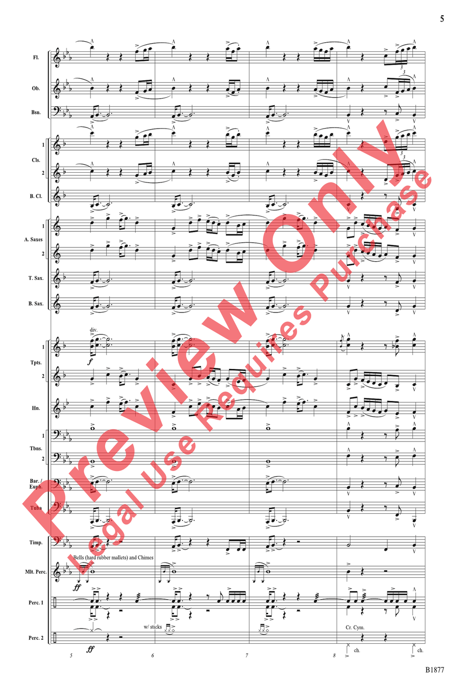 From Glen to Glen From Glen to Glen Concert Band scores gallery preview page 5