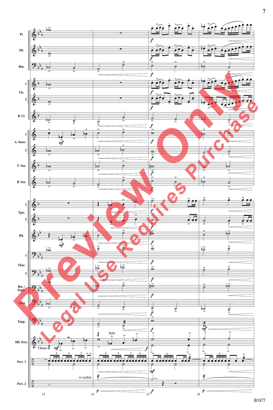 From Glen to Glen From Glen to Glen Concert Band scores gallery preview page 7