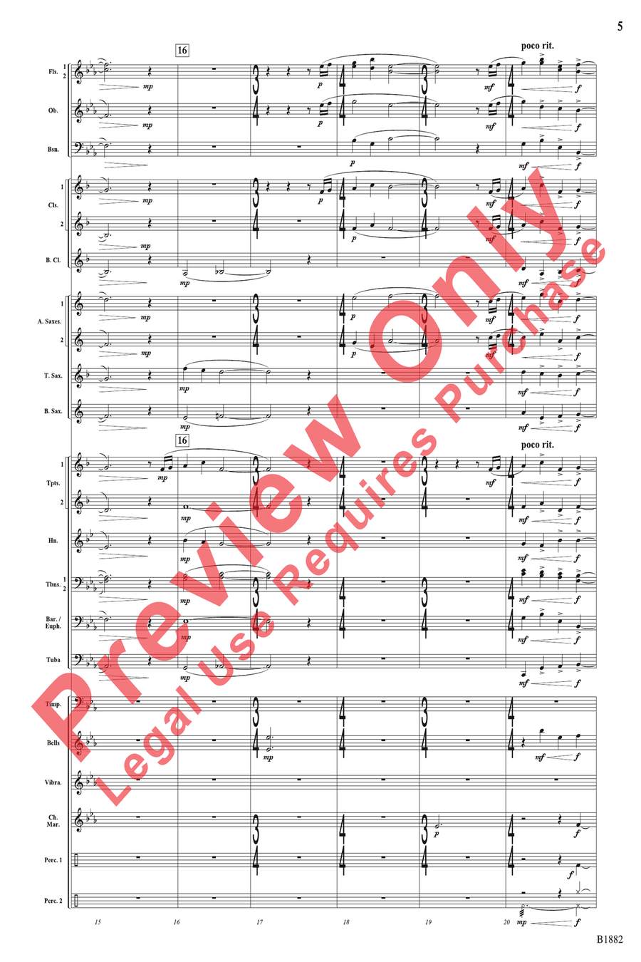 What I Do Today... Concert Band scores gallery preview page 5