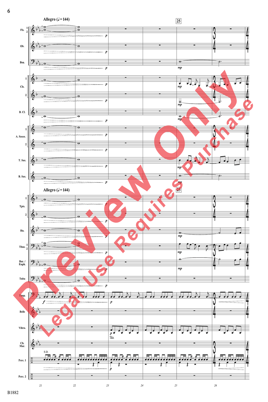 What I Do Today... Concert Band scores gallery preview page 6