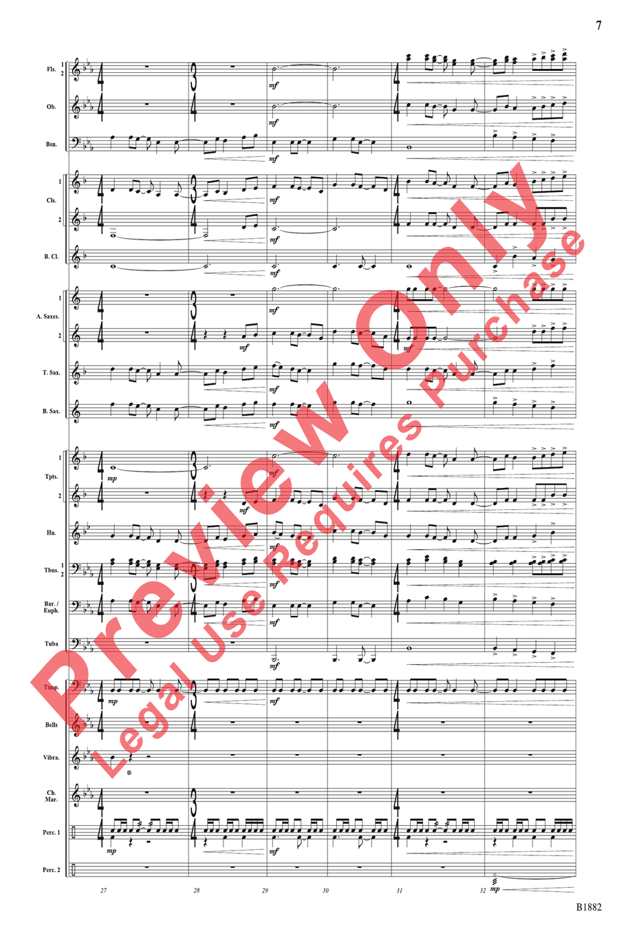 What I Do Today... Concert Band scores gallery preview page 7