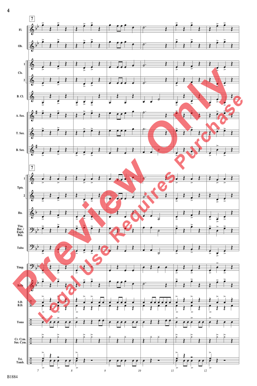 Fortify Fortify Concert Band scores gallery preview page 4