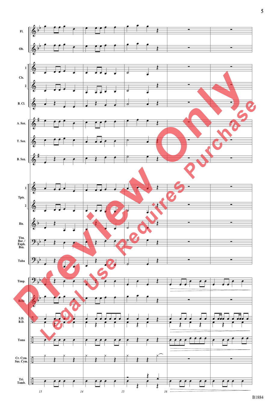 Fortify Fortify Concert Band scores gallery preview page 5
