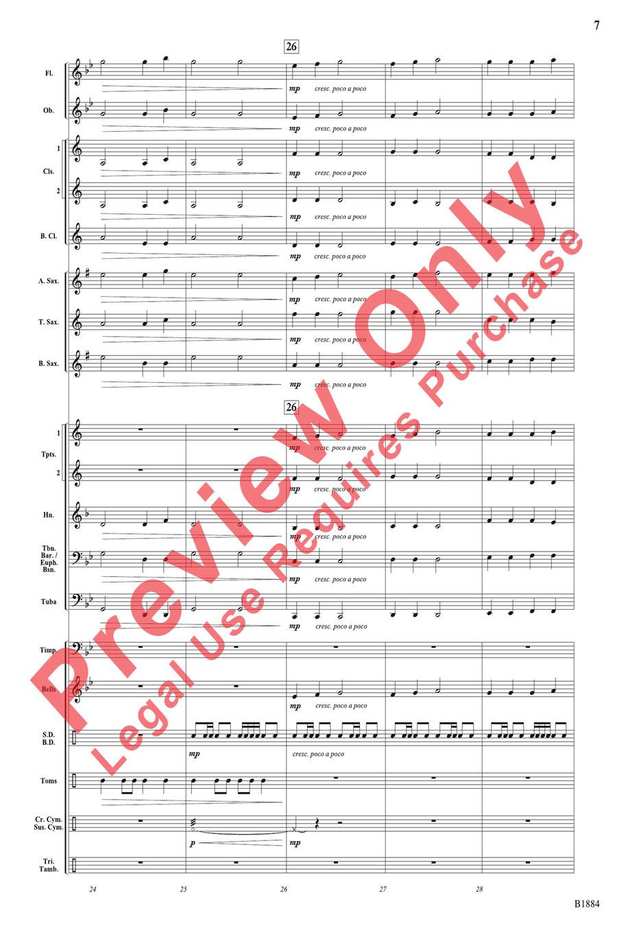 Fortify Fortify Concert Band scores gallery preview page 7