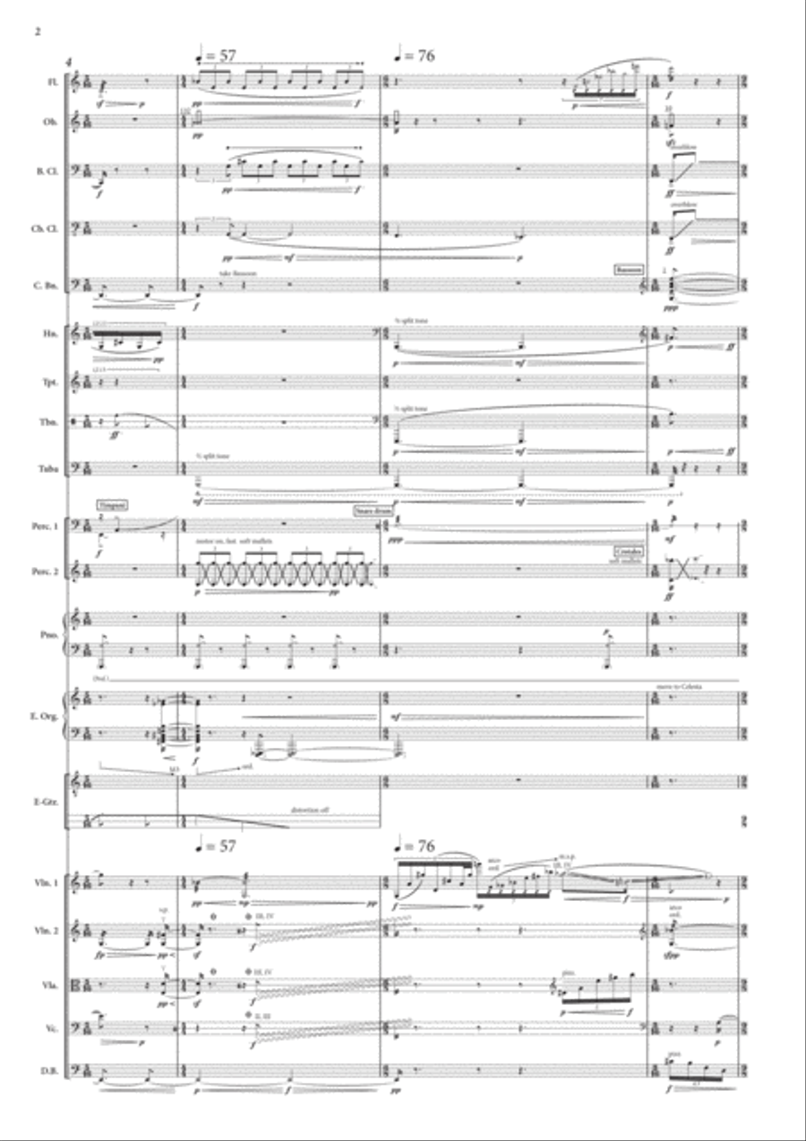 Triode Variations Orchestra scores gallery preview page 3