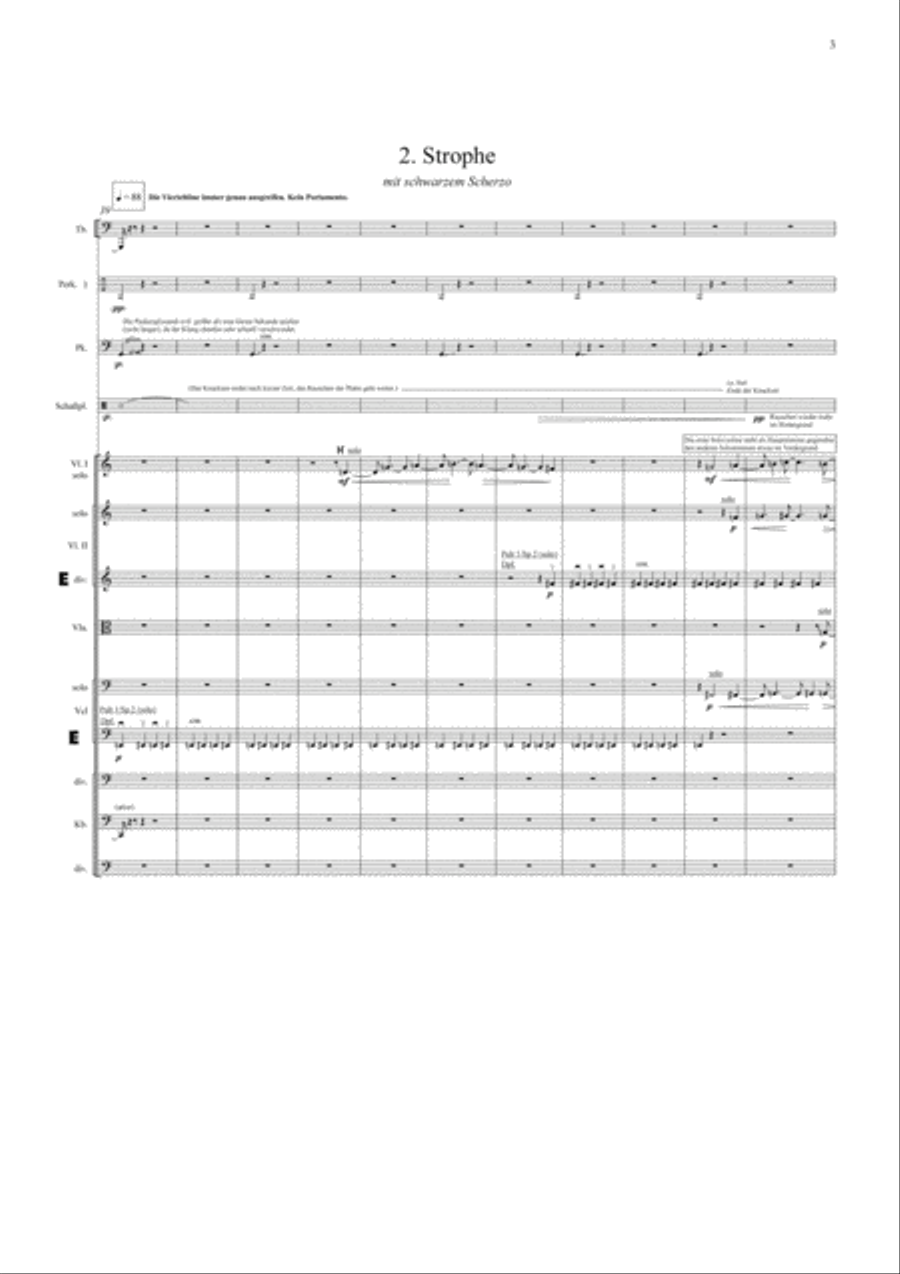Ein Kinderlied (Dämonen) Full Orchestra scores gallery preview page 4