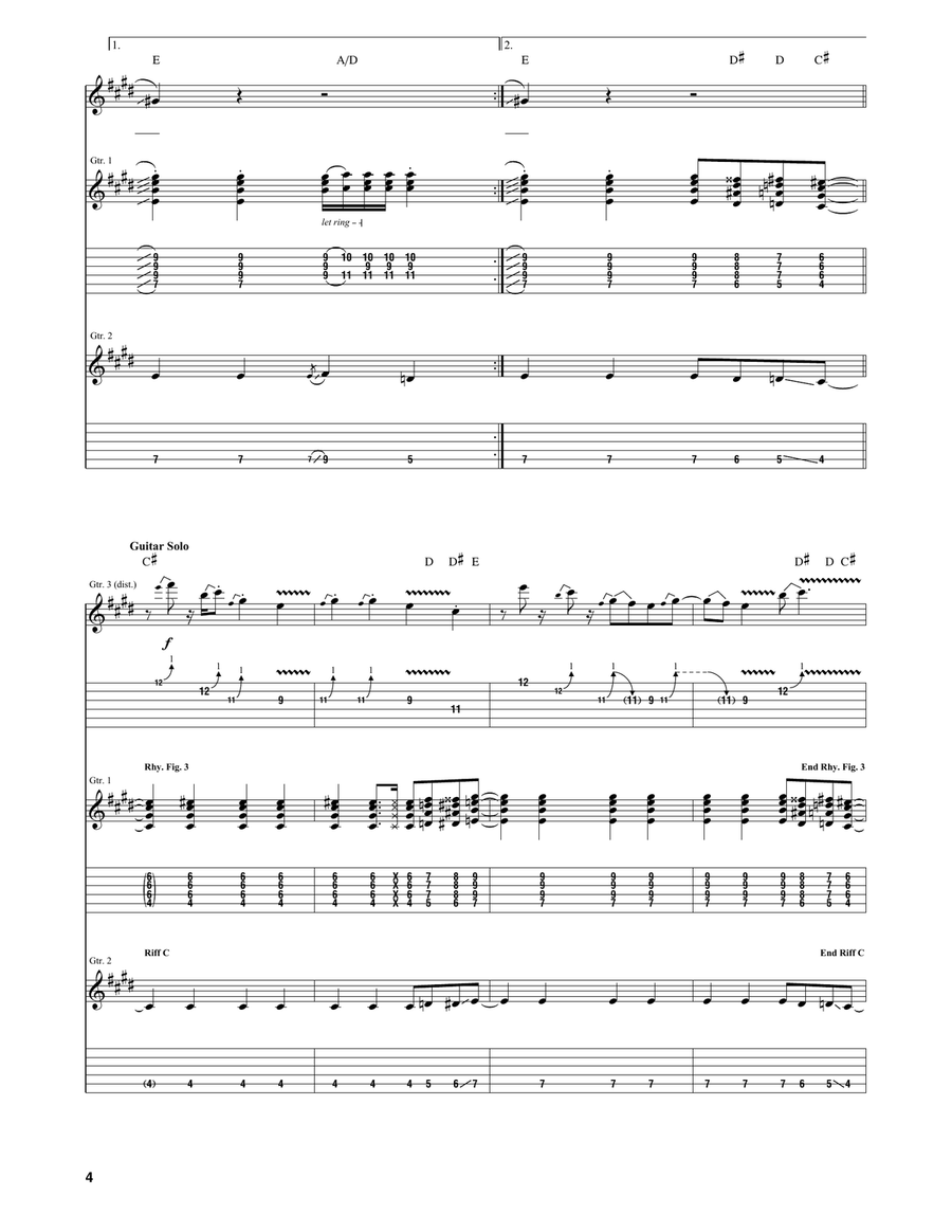 Ain't Messin' 'Round Ain't Messin' 'Round Guitar Tablature scores gallery preview page 4