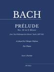 Bach: Prelude No. 10 in E Minor (BWV 855: 1) - As played By Vikingur Olafsson mini preview