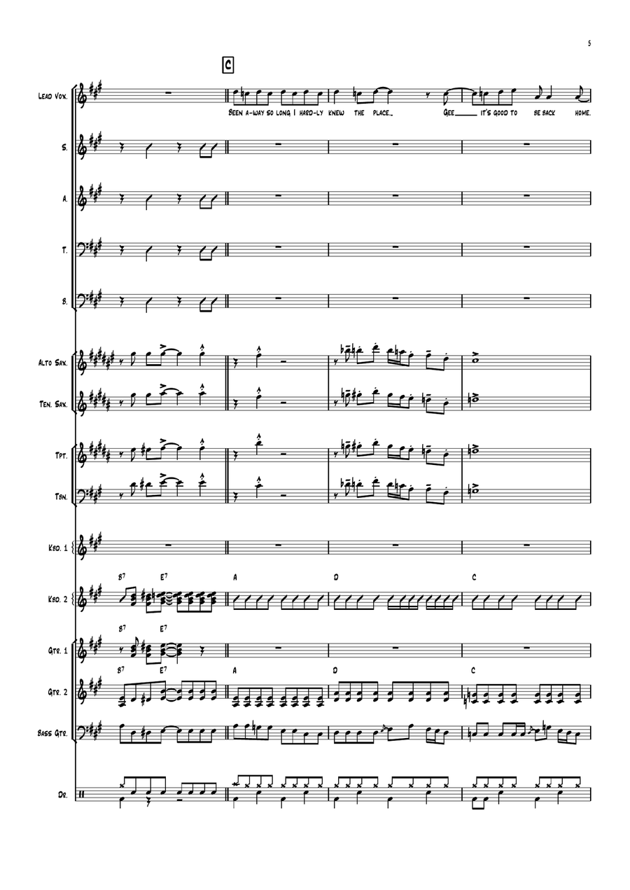 Back In The Ussr Large Ensemble scores gallery preview page 5