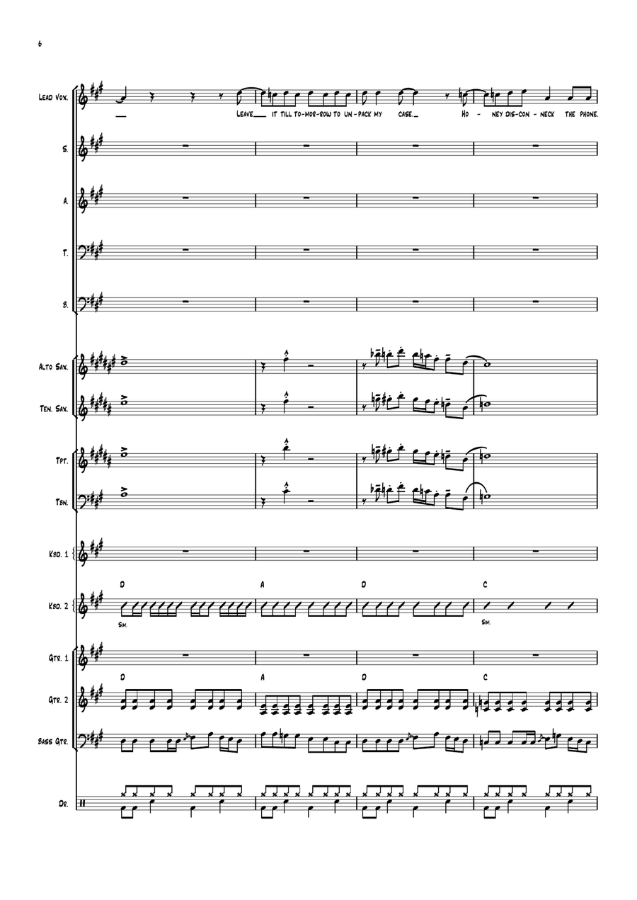 Back In The Ussr Large Ensemble scores gallery preview page 6