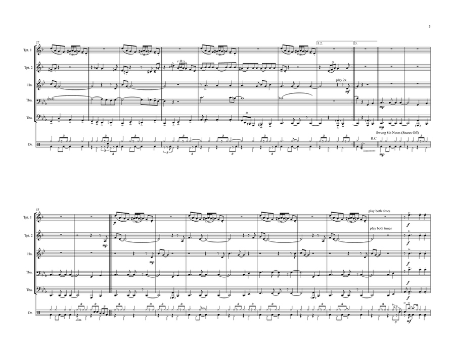 Equinox Brass Ensemble scores gallery preview page 3