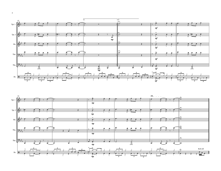 Equinox Brass Ensemble scores gallery preview page 4
