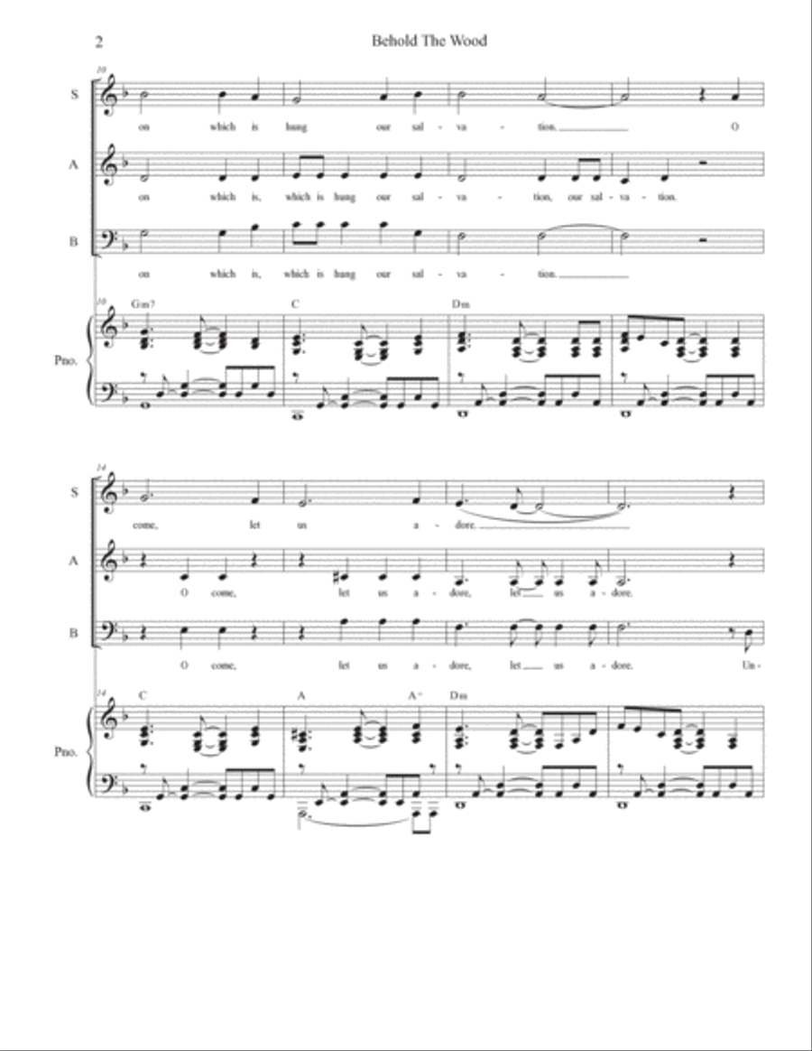 Behold The Wood Voice scores gallery preview page 2