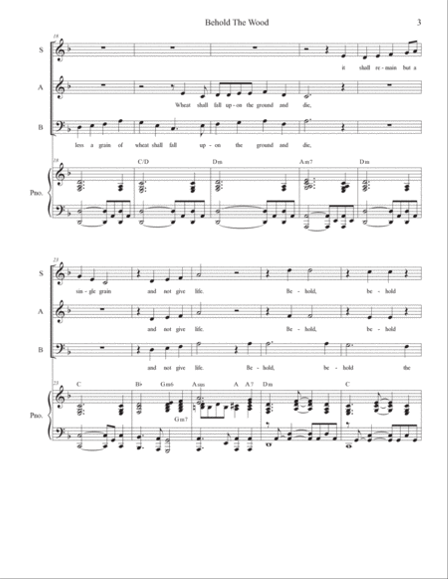 Behold The Wood Voice scores gallery preview page 3