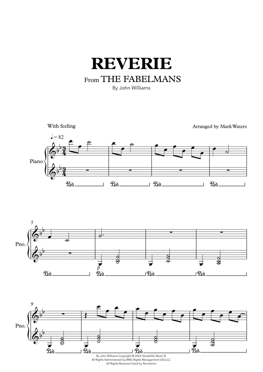 Reverie Piano Solo scores gallery preview page 1