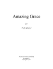 Amazing Grace for Violin Quintet and Piano