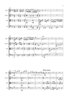 Hungarian Dance String Quartet scores gallery preview page 3