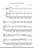 Sonata da Chiesa in Bb for Clarinet and Piano