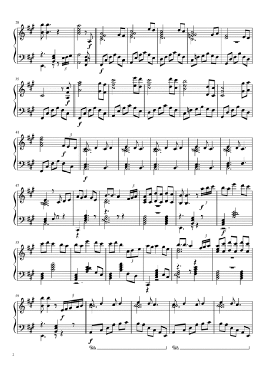 La despedida Piano Solo scores gallery preview page 2