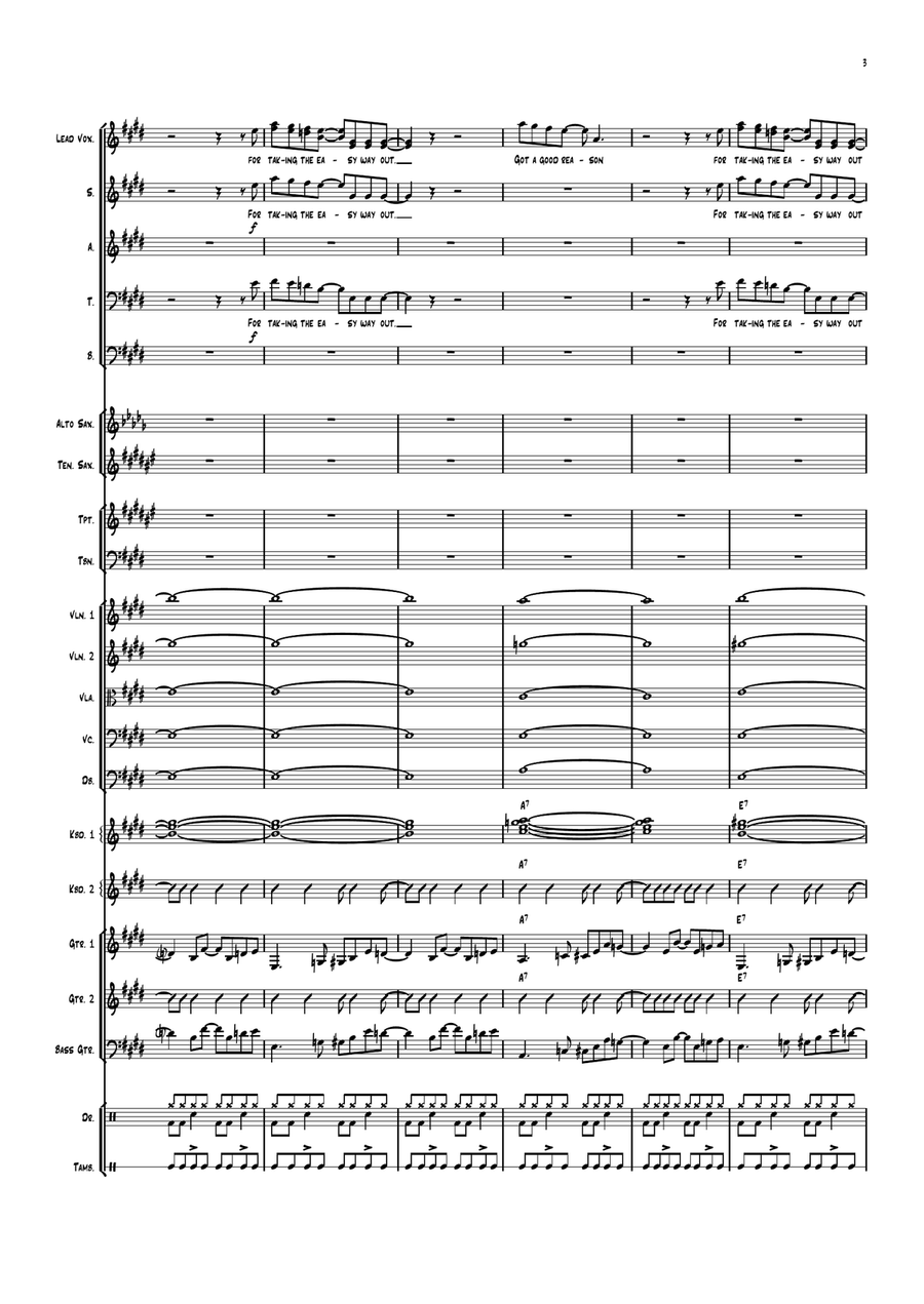 Day Tripper Large Ensemble scores gallery preview page 3