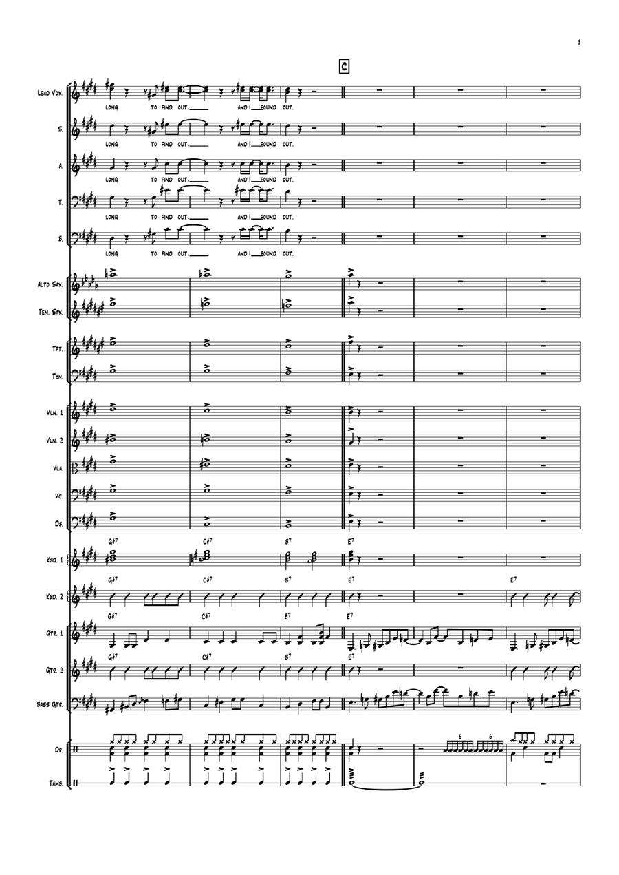 Day Tripper Large Ensemble scores gallery preview page 5