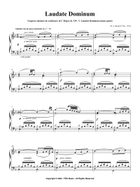 Vesperae solennes de confessore, K. 339: V. Laudate Dominum (As played by Víkingur Ólafsson) Piano Solo scores gallery preview page 3