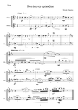 Dos breves episodios para flauta y oboe