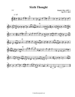 Sixth Thought (Opus 573) for Treble Instrument