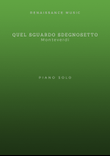 Quel Sguardo Sdegnosetto (Piano version)