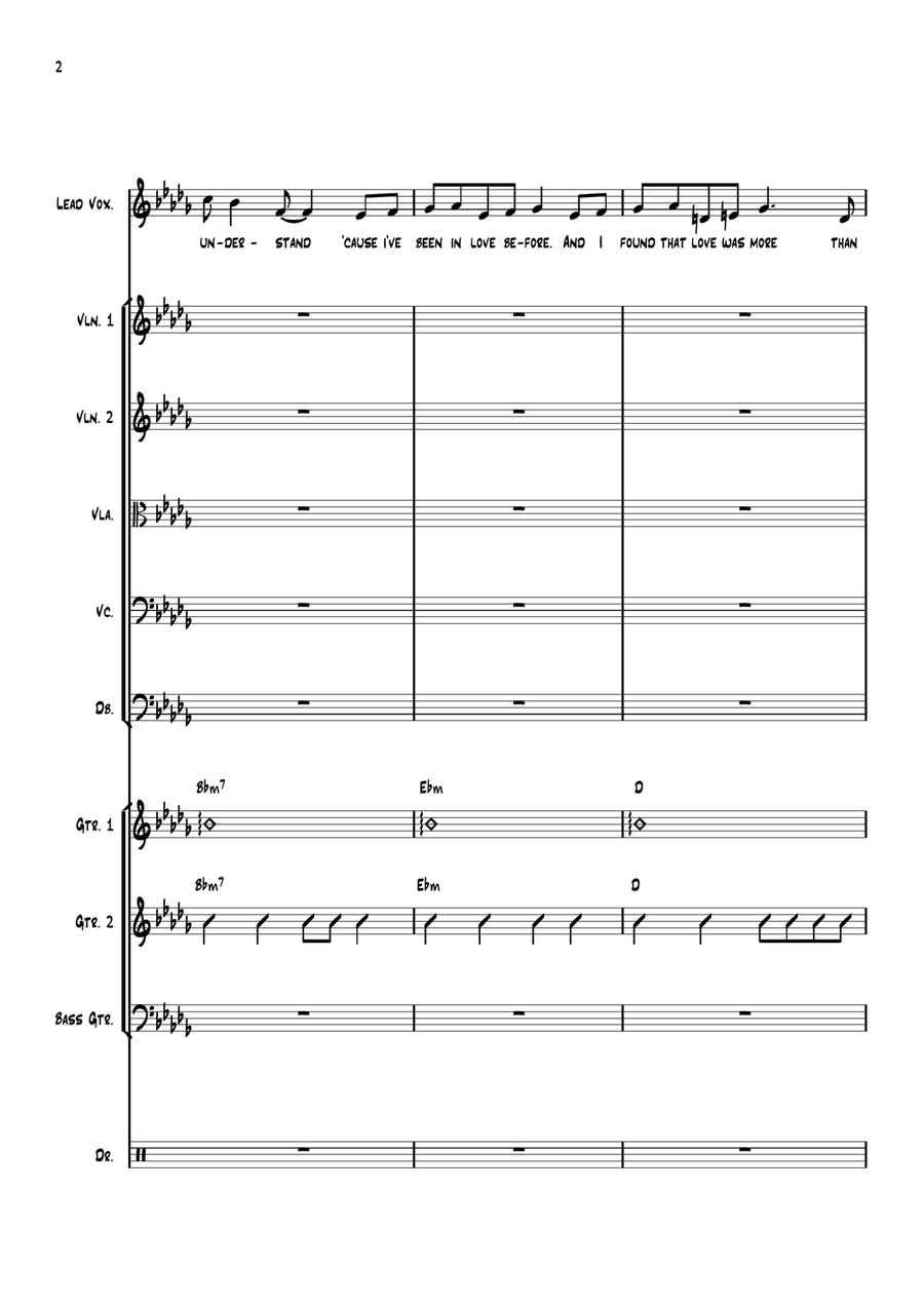 If I Fell Large Ensemble scores gallery preview page 2