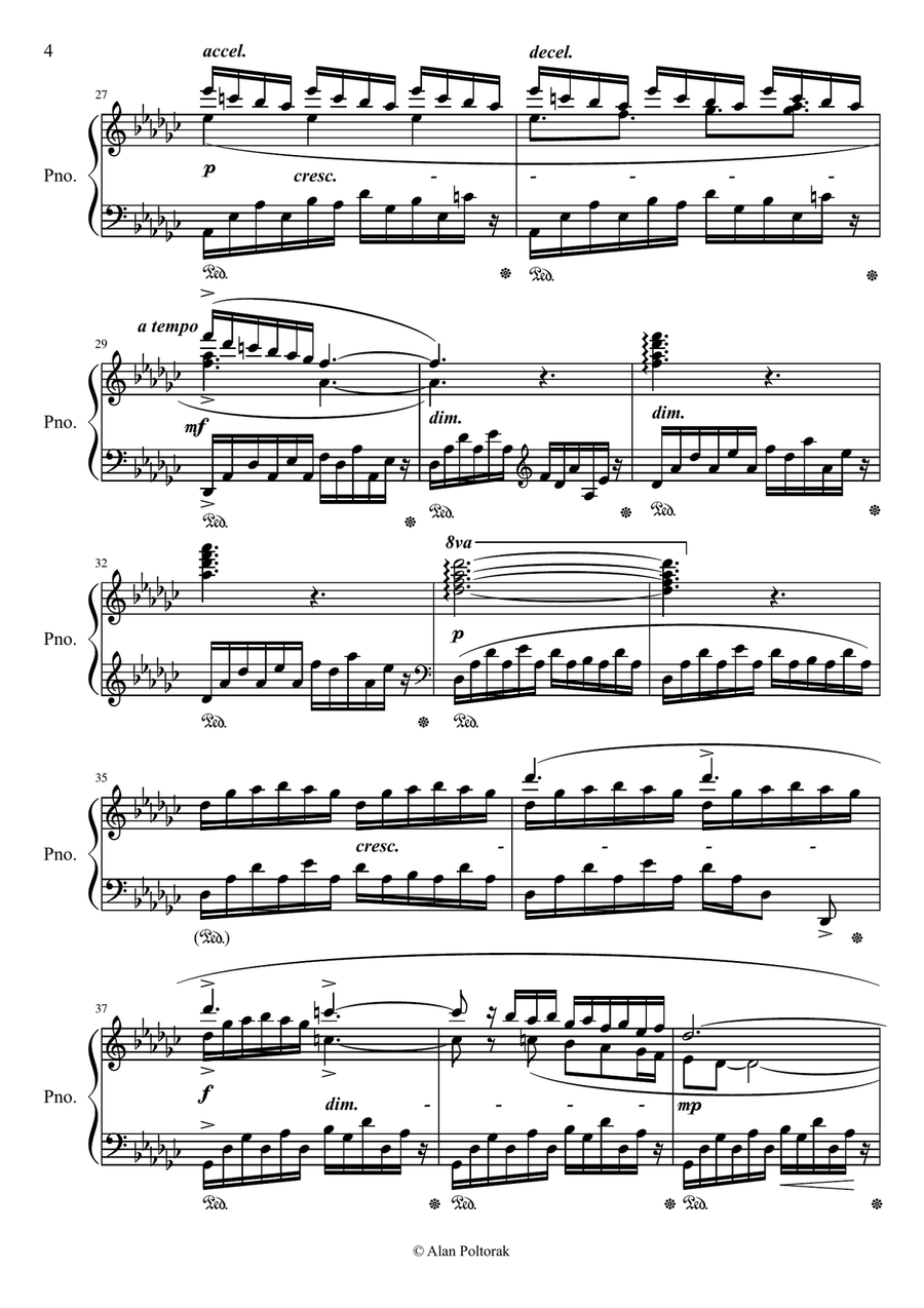 Three Fantasies for Piano Piano Solo scores gallery preview page 4