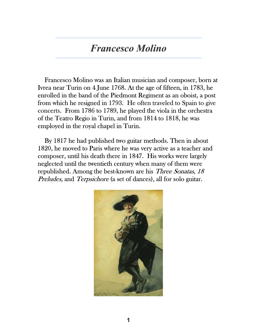 Francesco Molino: Twelve Waltzes Opus 9 and Five Rondo For Low G Ukulele Ukulele scores gallery preview page 3