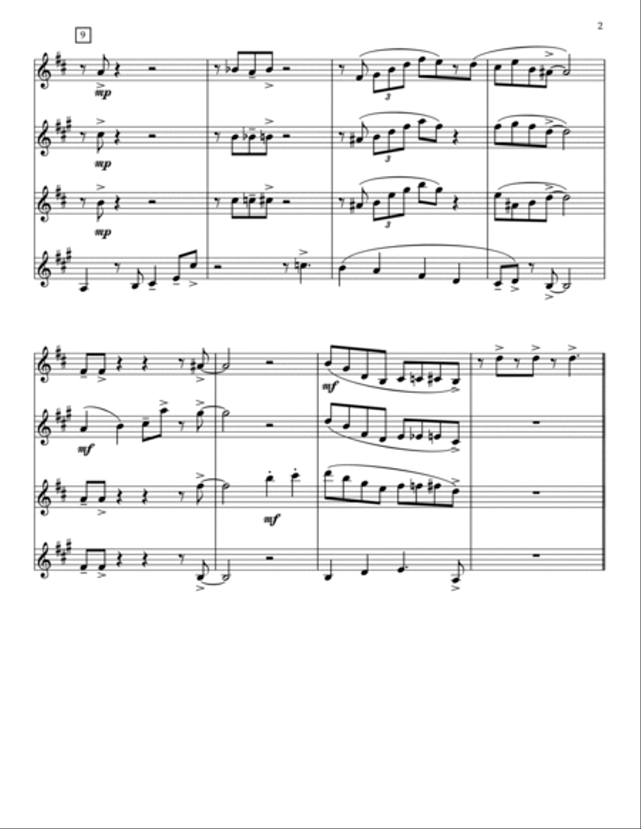 On The Sunny Side Of The Street Tenor Saxophone scores gallery preview page 2