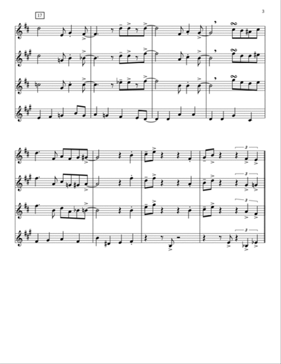 On The Sunny Side Of The Street Tenor Saxophone scores gallery preview page 3