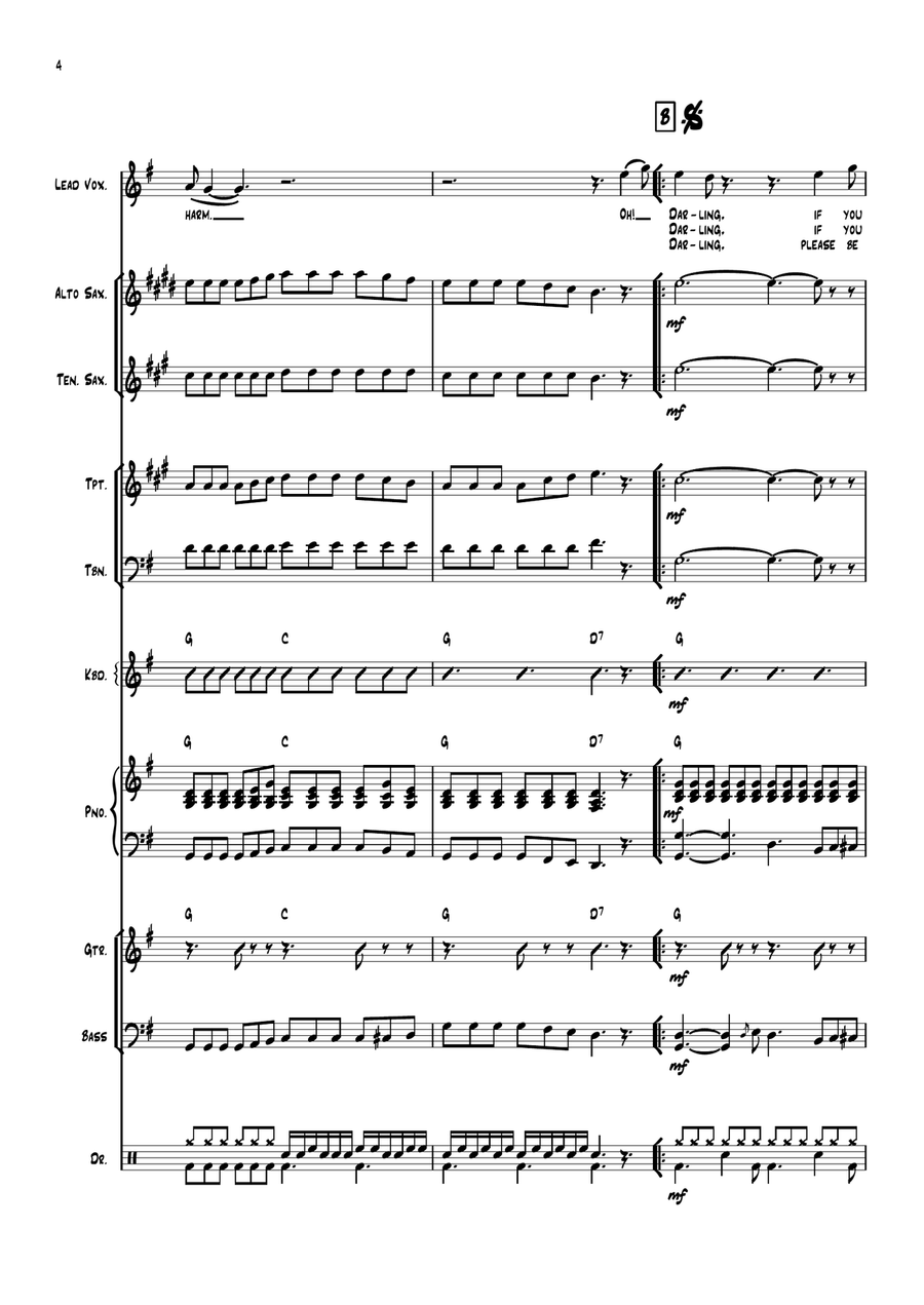 Oh! Darling Large Ensemble scores gallery preview page 4