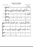 Fugue No.7 in a Major, Op 87, adapted for Woodwind Quintet.