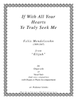 If with all your hearts ye truly seek me (in Eb high voice original)